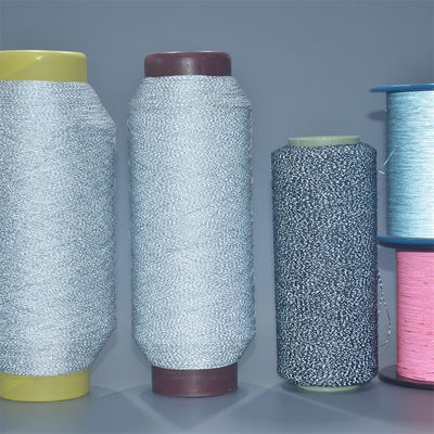 Vestuário de segurança de malha reflectiva Fios de poliéster de malha reflectiva