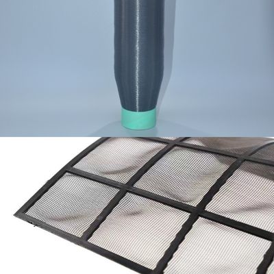 Filtro de ar condicionado de polipropileno monofilamento de polipropileno preto de 0,15 mm