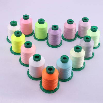 150D FDY Glow In The Dark Knitting Yarn Fios de costura fluorescentes