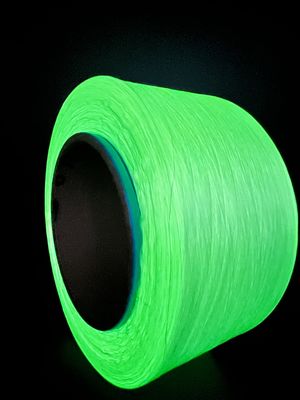 verde Glow Yarn para crocheting 8 horas de tempo de brilho