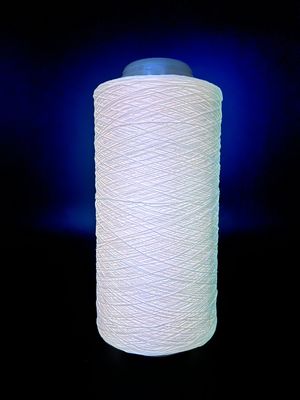 450D Diy Glow Yarn Natural Branco Fluorescente