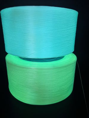 100 metros de fio luminoso brilha no escuro fio de tricô crochê