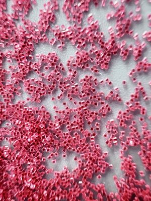Meio de exploração de plástico de nylon vermelho 0,3*0,3 mm