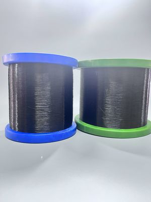 Tubo de mangas de encolhimento a quente, preto, de fios de monofilamentos de poliéster, não irradiados