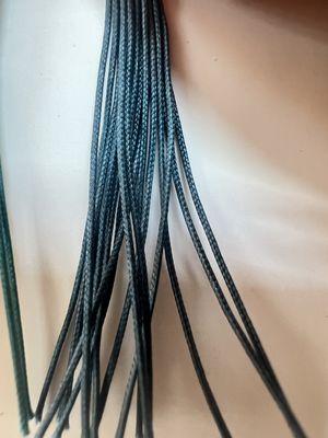 0.3mm fios revestidos com cera de poliéster Flat Waxed Thread High Tenacity Polyester Wax Sewing Thread