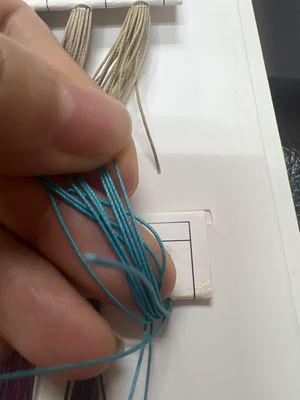 Fios revestidos de PVC de poliéster de alta resistência revestimento redondo fios de costura encerados