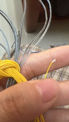 Fábrica de fios de revestimento PVC Stirling Yarn Pvc Coated Yarn Synthetic Waxes Sewing Waxed Thread