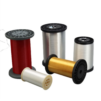 Fios de monofilamento de animais de estimação China PET Poliéster Brilhante 100% Fibra de poliéster de monofilamento Fabrica de 0.11mm Monofilamento de bordado